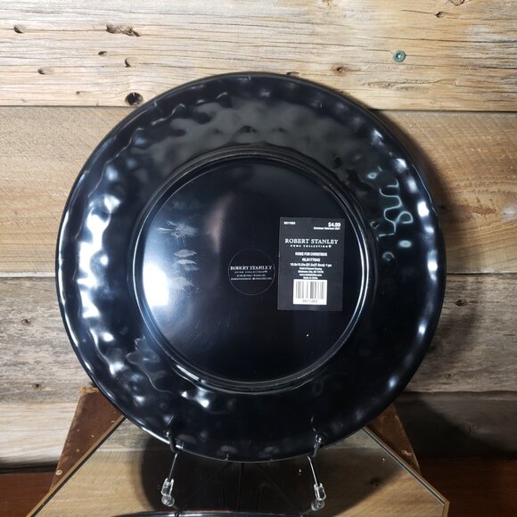 Robert Stanley Home for Christmas Melamine Dinner Plate NWT - Picture 4 of 5